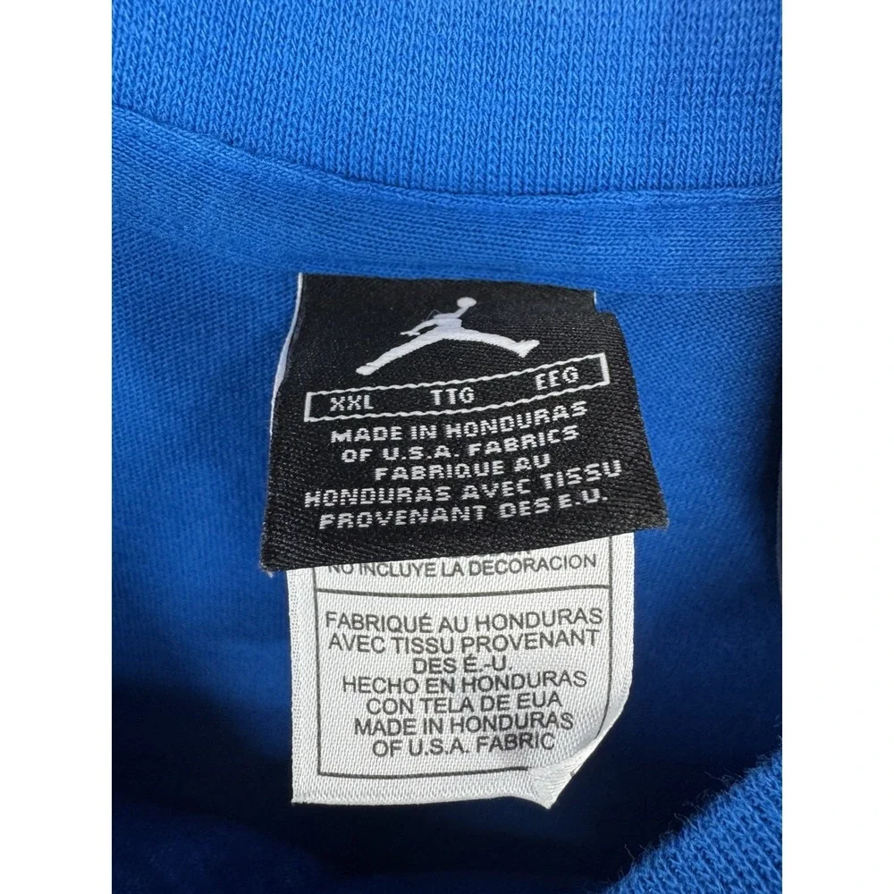 VTG Michael Jordan Nike‎ 2007 AAU Shirt Basketball School Blue Men's Size 2XL